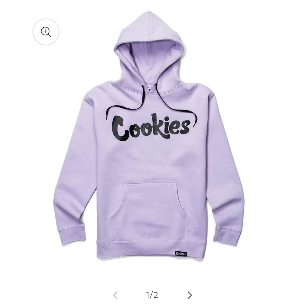 Cookies SF Lavender And Black Original Logo V2 Hoodie
